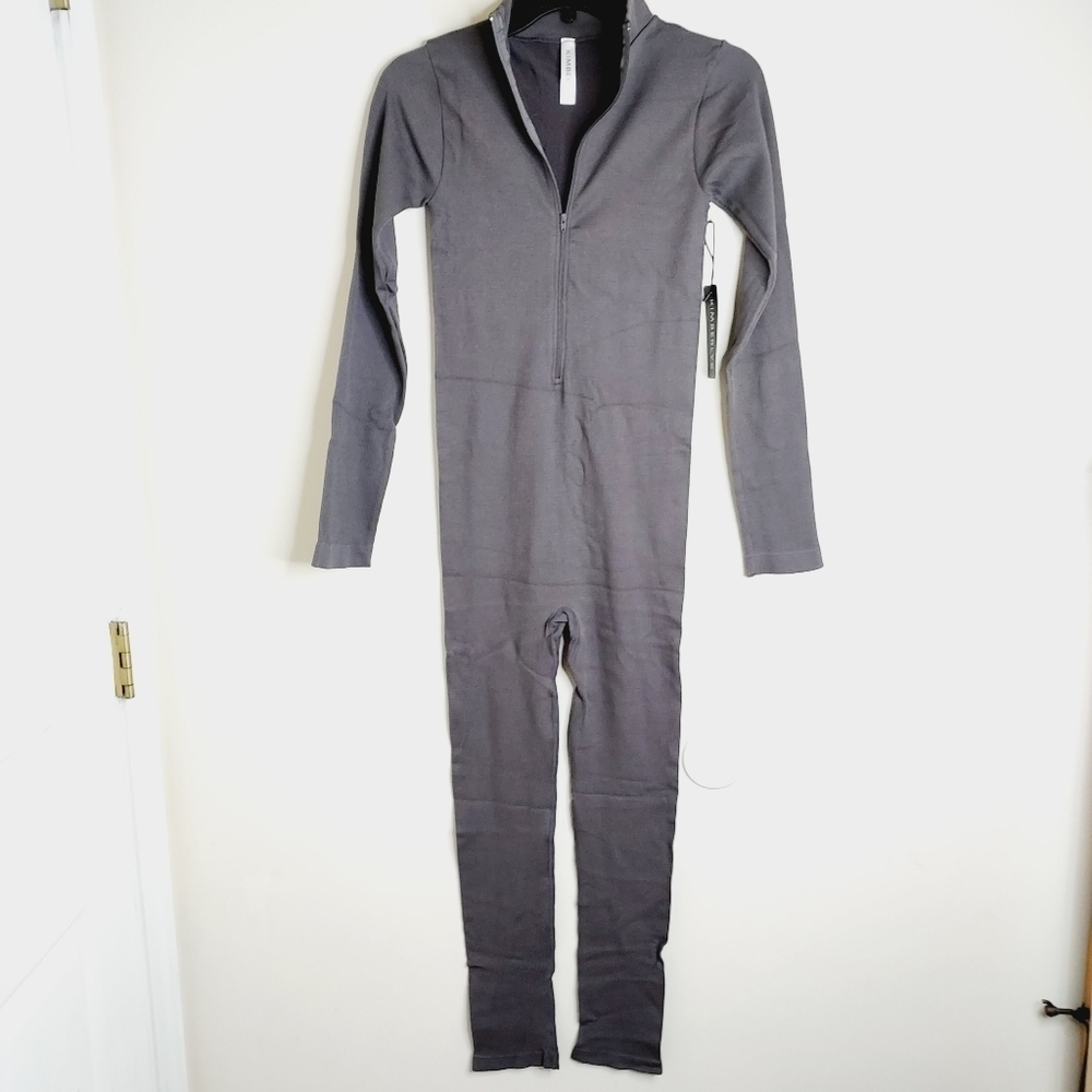 Kimberly Seamless Ribbed knit high neck Bodysuit